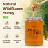2.2 lbs 1kg, OneRoot Natural Wildflower Honey - / Pure Canadian Boreal Forest Honey - Unpasteurized, Minimally Filtered