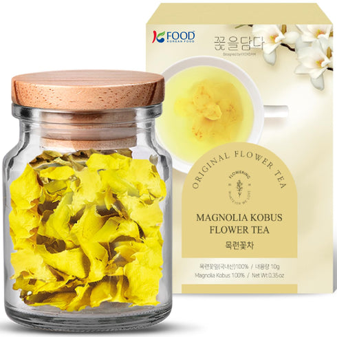Korean Food, KKOKDAM Original Magnolia Flower Tea, Decaf Floral Blend, Fully Natural