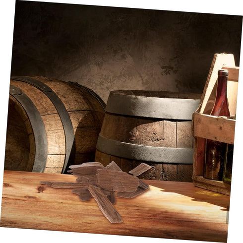 1bag Mobestech Natural Toasted Japanese Oak Chips for Wine Making Homebrewing Enhance Wine Flavor Aroma