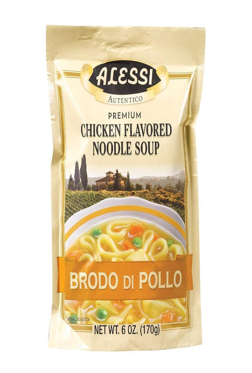 Alessi Soup Mix Brodo di Pollo Chicken Flavored Noodle Soup, 6 Ounce
