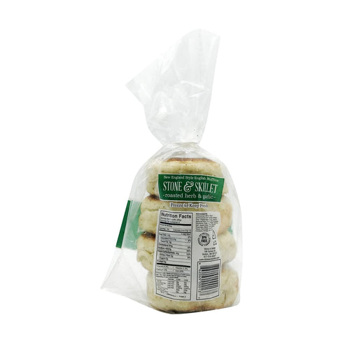 12 OZ STONE & SKILLET Garlic Herb English Muffin