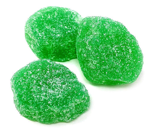 4 SweetGourmet Candy Spearmint Leaves | Green Jelly Spearmint Bulk Candy | Pound