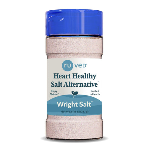 Ruved Wright Salt, 8.4 Ounces, Flavorful Alternative Salt, Healthy Himalayan Pink Electrolyte Rich Multimineral Blend