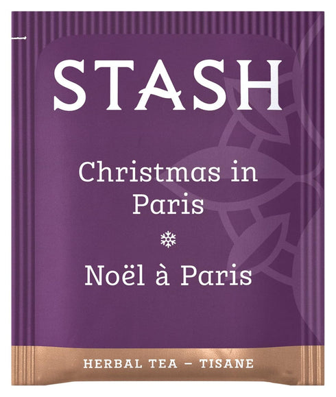 18 Count (Pack 6) 108 Stash Tea Christmas in Paris Herbal Tea - Non-GMO Project Verified Premium Tea with No Artificial