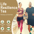 7 Count 7 (70g, 10g/bag) MAX FOODIE Life Resilience Tea, Rose Black Goji Berry Blend, Tea Bags, Natural Herbal Energy