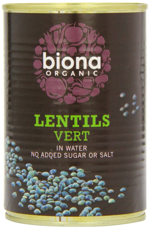 Biona Tinned Lentils Puy Organic 400g by