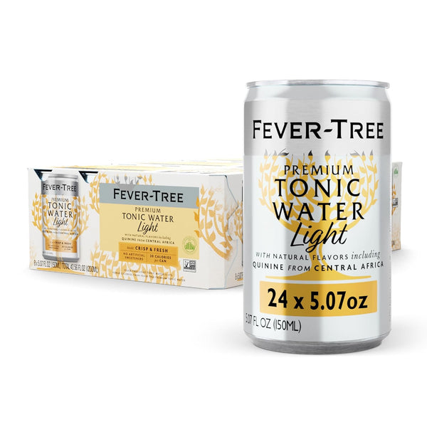 Fever-Tree Light Tonic Water Premium Low-Calorie Mixer for Cocktails and Mocktails, 24