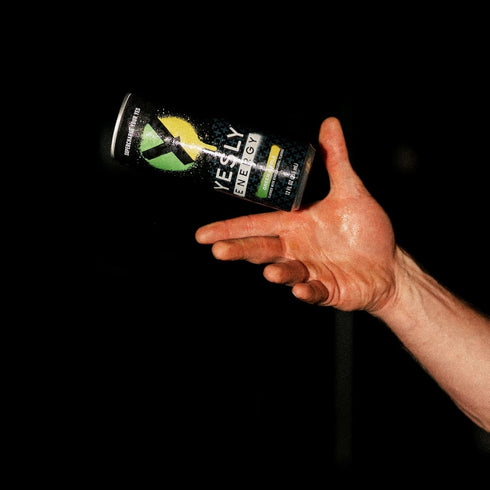 12 Oz (Pack 12) Yesly Energy - All Natural Clean Energy Drink - Zero Sugar Functional Energy Infused with Vitamins