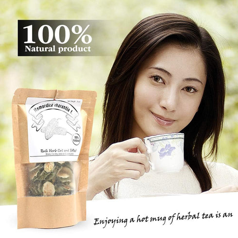 EidolonGreen Organic Sun-Dried Bitter Melon Tea (Kugua/??/??), 3 oz (88g) Dried Bulk Chinese Herbal