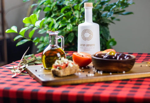 CRETAN LABYRINTH 2025 Organic Early Harvest Extra Virgin Olive Oil Extremely High Phenolic Content Greek Cold Extracted