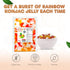 400g(Pack 1) Fanale Coconut Jelly Topping nata de coco for Bubble Tea | Rainbow Konjac Jelly Topping for Boba Tea