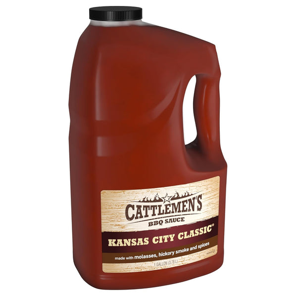 Cattlemen's Kansas City Classic BBQ Sauce, 1 gal - Perfect Tangy, Sweet Flavor for Pork, Wings, Chicken