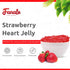 400g(Pack 1) Fanale Coconut Jelly Topping nata de coco for Bubble Tea | Strawberry Heart Jelly Topping for Boba Tea