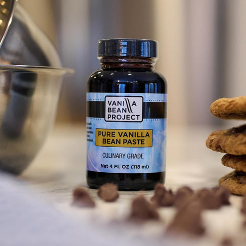 4 Pure Vanilla Bean Paste | Perfect for Baking and Cooking | Vanilla Bean Project | Ounce