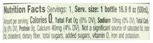 6 Pack, 16.9 Oz Whole Foods Market, Organic Italian Lime Sparkling Mineral Water Fl