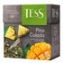 Tess Pina Colada Green Tea Composition with Mango and Pineapple Leaf in 20 Pyramid Sachets