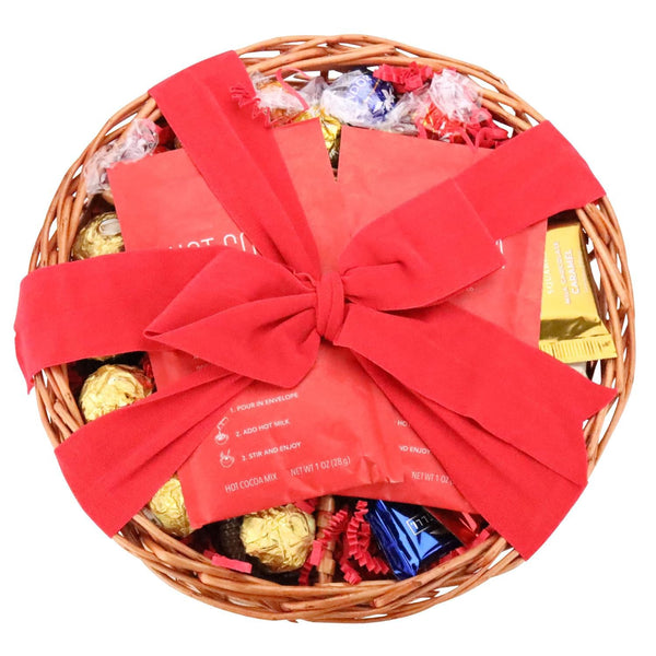 Chocolate Gift Tray, Truffles with Prime Peppermint Hot Cocoa, Gifts for Women