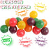 4 Hard Candy Fruit Balls - Pounds - Fruity Sour Balls - Classic Hard Candies for Office, Desk, Calssroom - Colorful