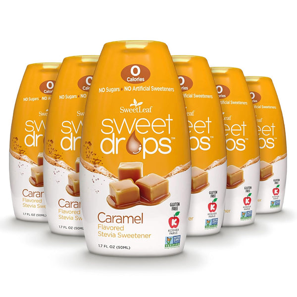 SweetLeaf Sweet Drops - Flavored Stevia Liquid Sweetener, Stevia Extract, Zero Calories,