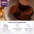 (3 Pack) 70% 2g 160 Verse Chocolate Peanut Butter Cups Dark Chocolate Keto Snacks w/ Fiber, Calories Creamy Peanut