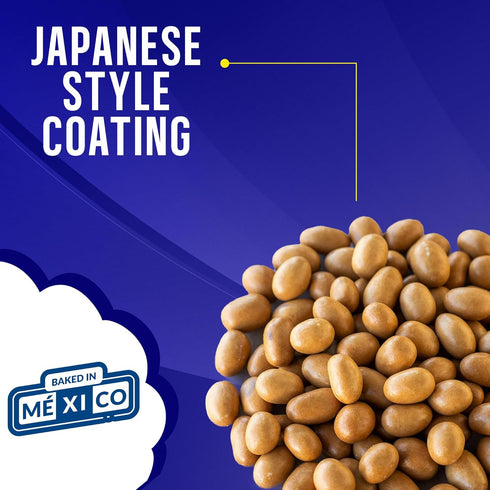 manzela 10 ct/6.35 oz 1-Pack Japanese Style Coating Peanuts | Crunchy with Flavorful Sauce, Savory & Slightly Sweet