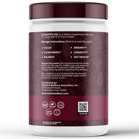 10:1 30 Mushroom Hot Chocolate Powder with Reishi Extract, Hot Cocoa Powder Caffeine-Free Mushroom Coffee Alternative