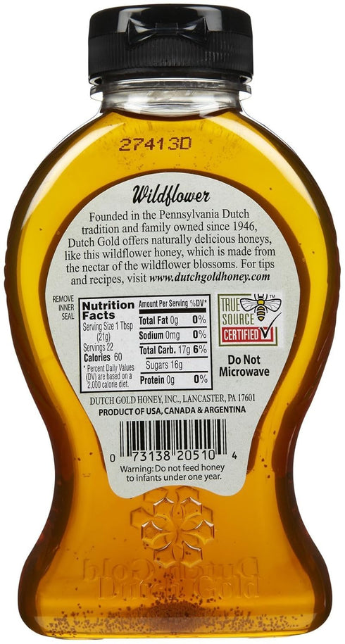 Dutch Gold 16 oz Honey Wild Flower Honey