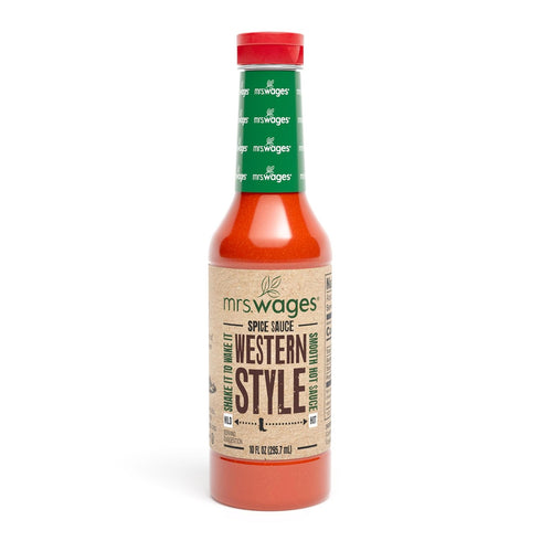 Mrs. Wages Western Style Spice Sauce, Medium Hot Sauce, Perfect for Tacos,