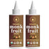 Organic Monk Fruit Liquid Sweetener Drops, 100% Pure Extract, Zero Sugar &