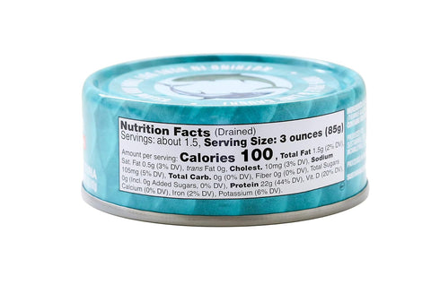Sustainable Seas Albacore 5 3rd 100% (Pack 12), Packaging , Chunk Tuna in Water, No Salt Added, Ounce, party mercury