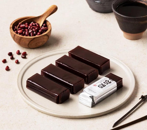 Generic Sharing_45g 10ea (15.87oz Korean Red Bean Jelly Snack, Soft and Sweet Bar, Individually Wrapped for Easy x