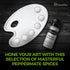 PepperMate Sea Salt Seasoning With Grinder- Blend In Glass Grinder Container For Freshness- Gourmet Sea Salt Spices