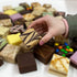 3 8 oz Packs Valley Fudge Peanut Butter Chocolate Fudge One and a Half Pounds | Fresh Artisan Fudge | Made with Real
