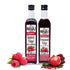 De La Rosa Organic Raspberry & Pomegranate Vinegar, Raw & Unfiltered, Vegan,