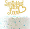 Sprinkled With Love Cake Topper for Welcome Baby, Hello World, Gender Reveal Party Decorations