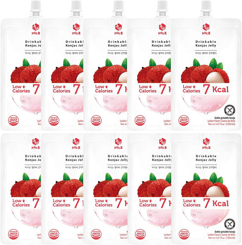 JELLY B Drinkable Konjac Jelly (10 Packs of 150ml) - 0 Gram