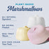 8 oz. GoodMallow Vegan Marshmallows - Large Kosher Gluten Free Dairy Free Healthy Marshmallows - Natural Gelatin Free