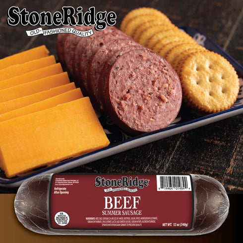 Summer 12 oz, 2 Pack StoneRidge Old Fashioned Sausage, Beef
