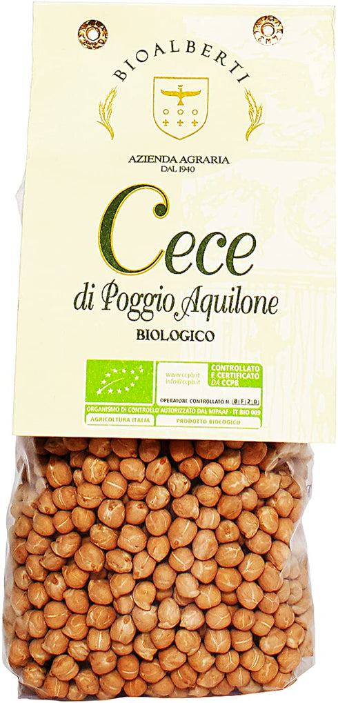Organic Chickpeas Sultano - Bio Alberti Family Farm, Poggio Aquilone, Umbria -