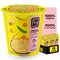 immi Creamy 'Chicken' Ramen Cup Noodles - 18g Plant-Based Protein, 8g Net