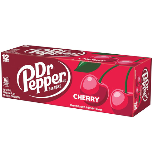 12 OZ, 12 DR PEPPER - CHERRY, PK