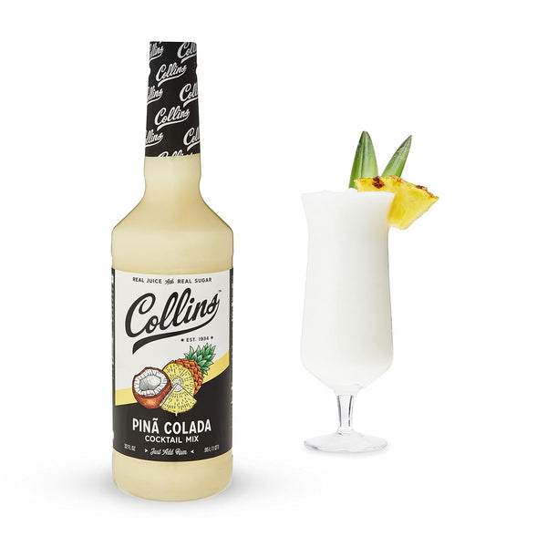 Collins Pina Colada Mix | Made With Real Pineapple Juice, Coconut and