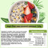 120g Raw Coconut Oatmeal High Fiber Breakfast Cereal Quick Meal Instant Oats for Satiety Healthy Snack Gluten Free