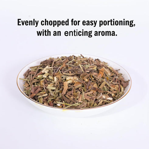 MOCKRAND 4.23 Oz/120g Premium Vervain Herb Cut & Sifted, | Dried Loose Leaf for Tea | Resealable Pouch