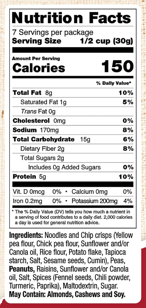 Majans Bhuja Gluten Free Snack Mix, Original Mix, 7 Ounce, Non-GMO & Vegetarian Friendly