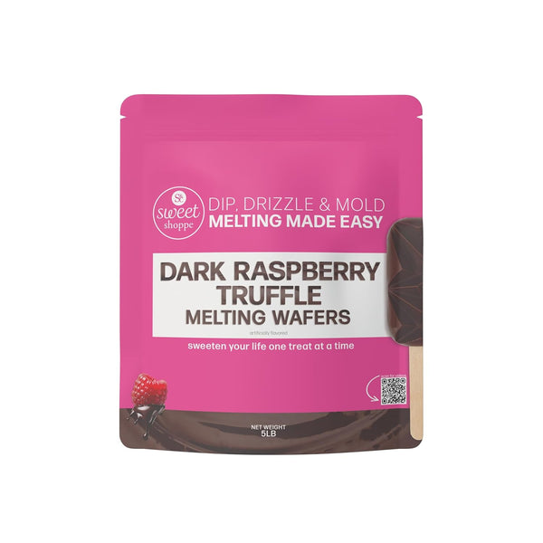 Sweet Shoppe Dark Raspberry Truffle Flavored Melting Wafers, 5 pounds