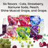 UHA 40g 6) Gummy Gummies CORORO (Ramune Soda / x Japanese Candy, (Juicy and Squishy/Made in Japan) kororo