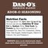 3.3 oz 2 Pack, Dan-O's Adob-O Seasoning, Bottle All Purpose Seasoning for Chicken Wings, Pork, Brisket, Tacos and More