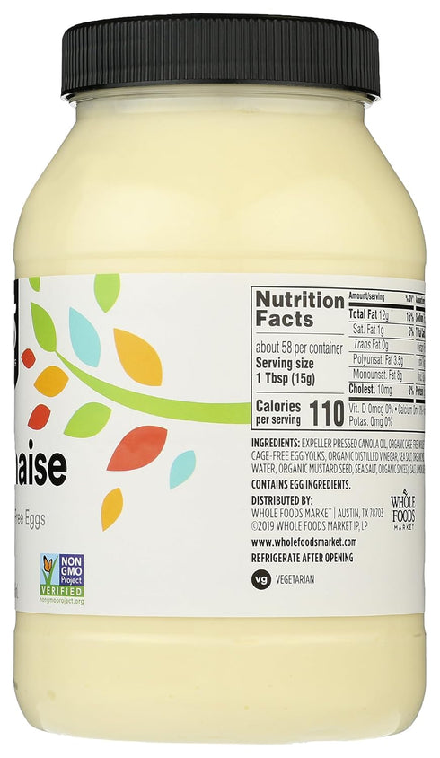 365 32 Oz by Whole Foods Market, Mayonnaise, Fl