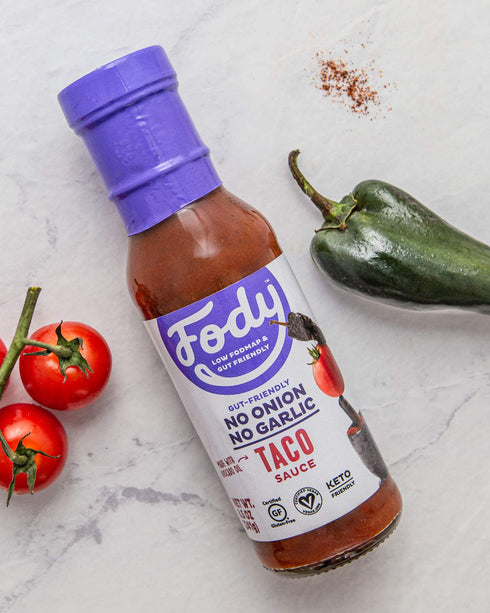 Fody Foods Vegan Taco Sauce Marinade, 8.5 Ounce - Avocado Oil & Red Sauce, Low Fodmap Certified